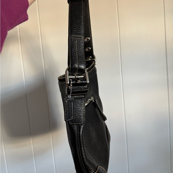 Black Coach shoulder bag purse - Picture 4 of 5